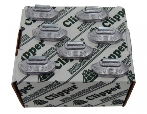 Грузики балансировочные для стальных дисков 20 г, 100 шт. CLIPPER 0220
