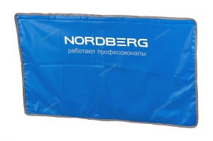 Накидка на крыло 110х65 прямоугольная без выреза с магнитом и подкладкой NORDBERG NN1R