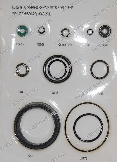 Ремкомплект пневмонасоса PK для домкрата N302 NORDBERG 000003961