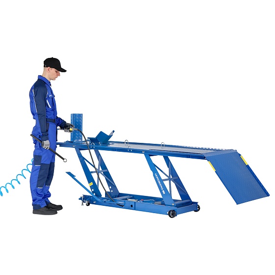 Подъемник для мотоциклов, 450 кг, с ножным и пневмоприводом NORDBERG N4M1