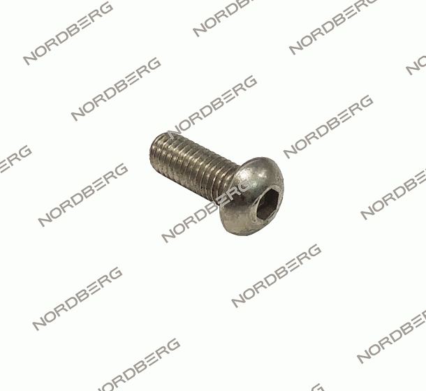 nordberg запчасть болт m8*20 под шестигранник для n3203 и n32035 ЦБ-00001045