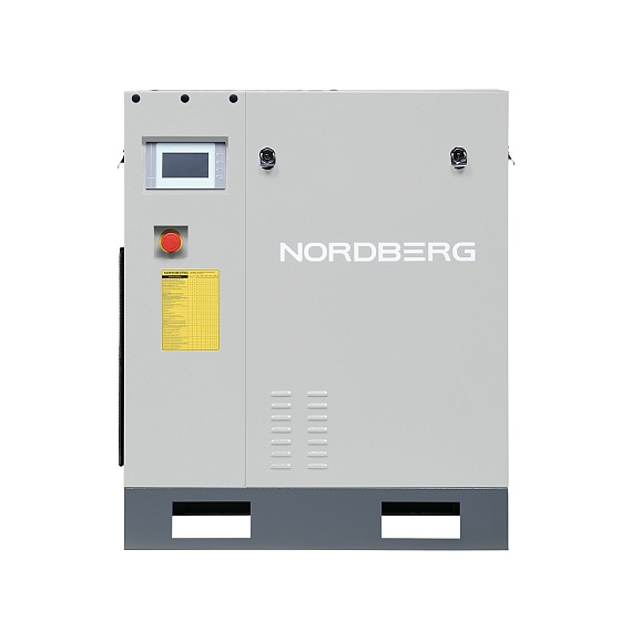 Компрессор винтовой, 7,5 кВт, 13 бар, 800 л/мин, без ресивера NORDBERG NCC10_13G