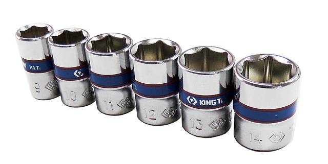 KINGTONY ГОЛОВКА ТОРЦЕВ. 233513M 1/4" 6гр. 13мм