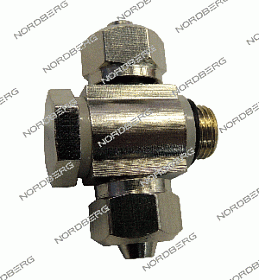 NORDBERG ЗАПЧАСТЬ ШМС ПЕРЕХОДНИК CT-Y-0100009 (6000010) Ф6 цилиндра рабочего стола
