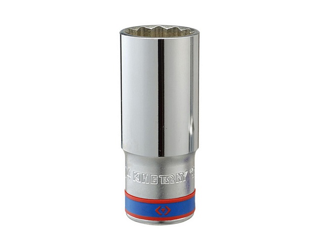 Головка торцевая глубокая king tony 423023m 1/2" 12гр.  23 мм