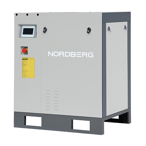Компрессор винтовой, 7,5 кВт, 13 бар, 800 л/мин, без ресивера NORDBERG NCC10_13G