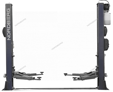 Подъемник двухстоечный 4,5 т, 380 В, серый NORDBERG N4125-4,5G фото